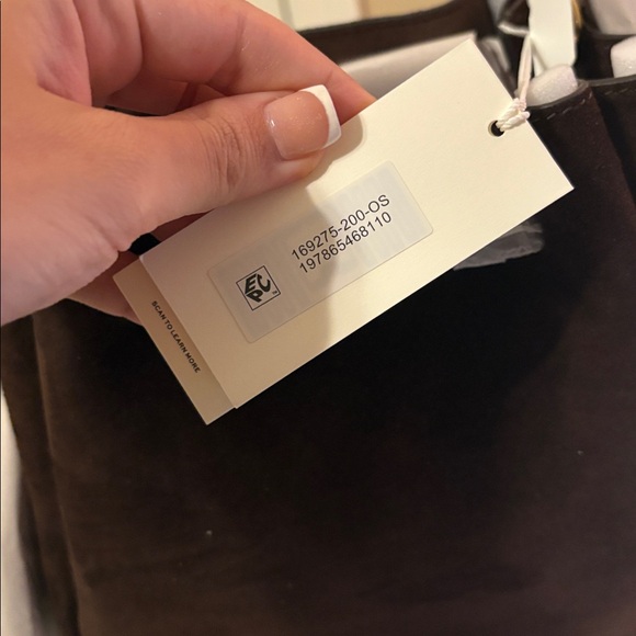 NEW Tory Burch Dark Cocoa Suede Women’s Romy Suede Bucket Bag - Picture 10 of 16